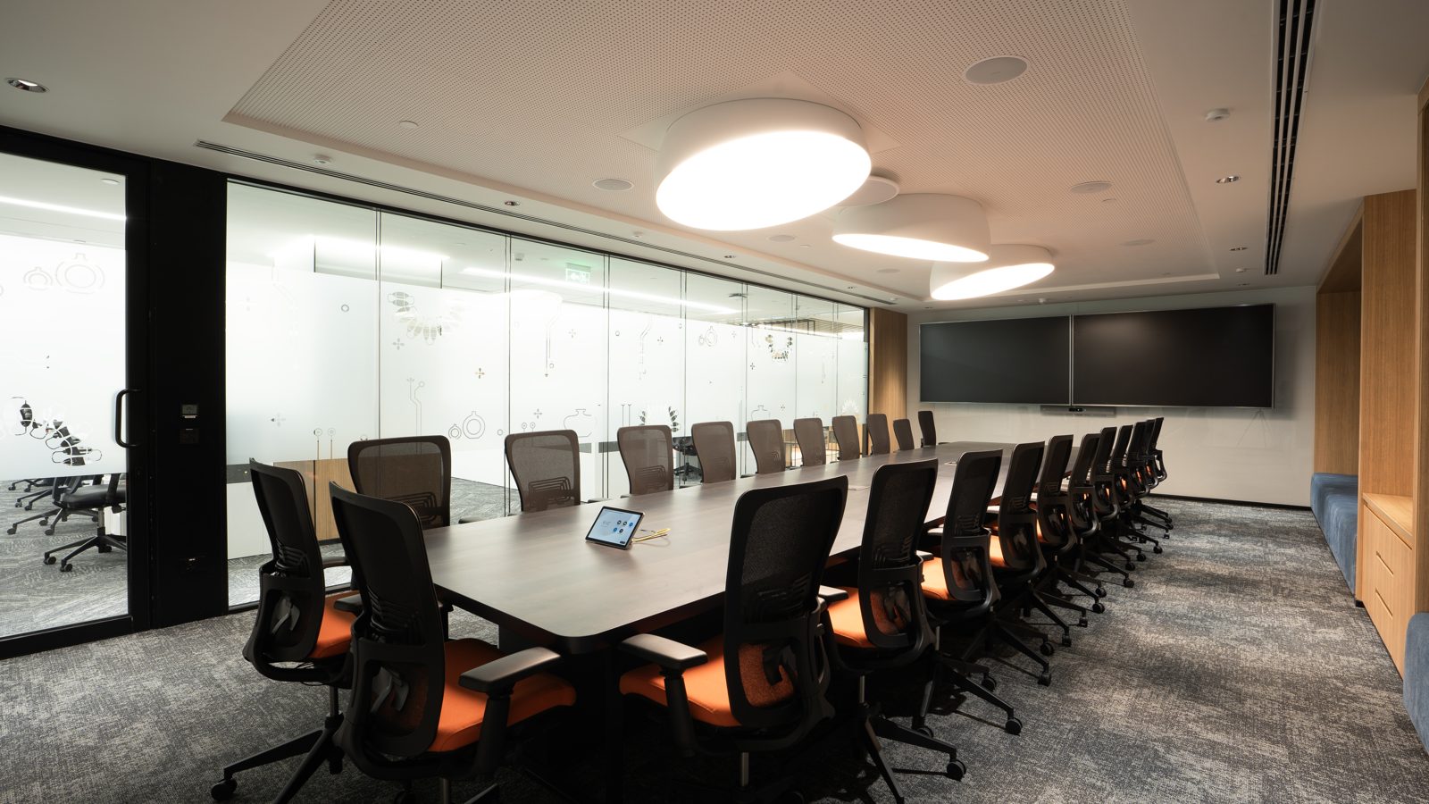 AMD โ engineered ceiling installation by Unicorn