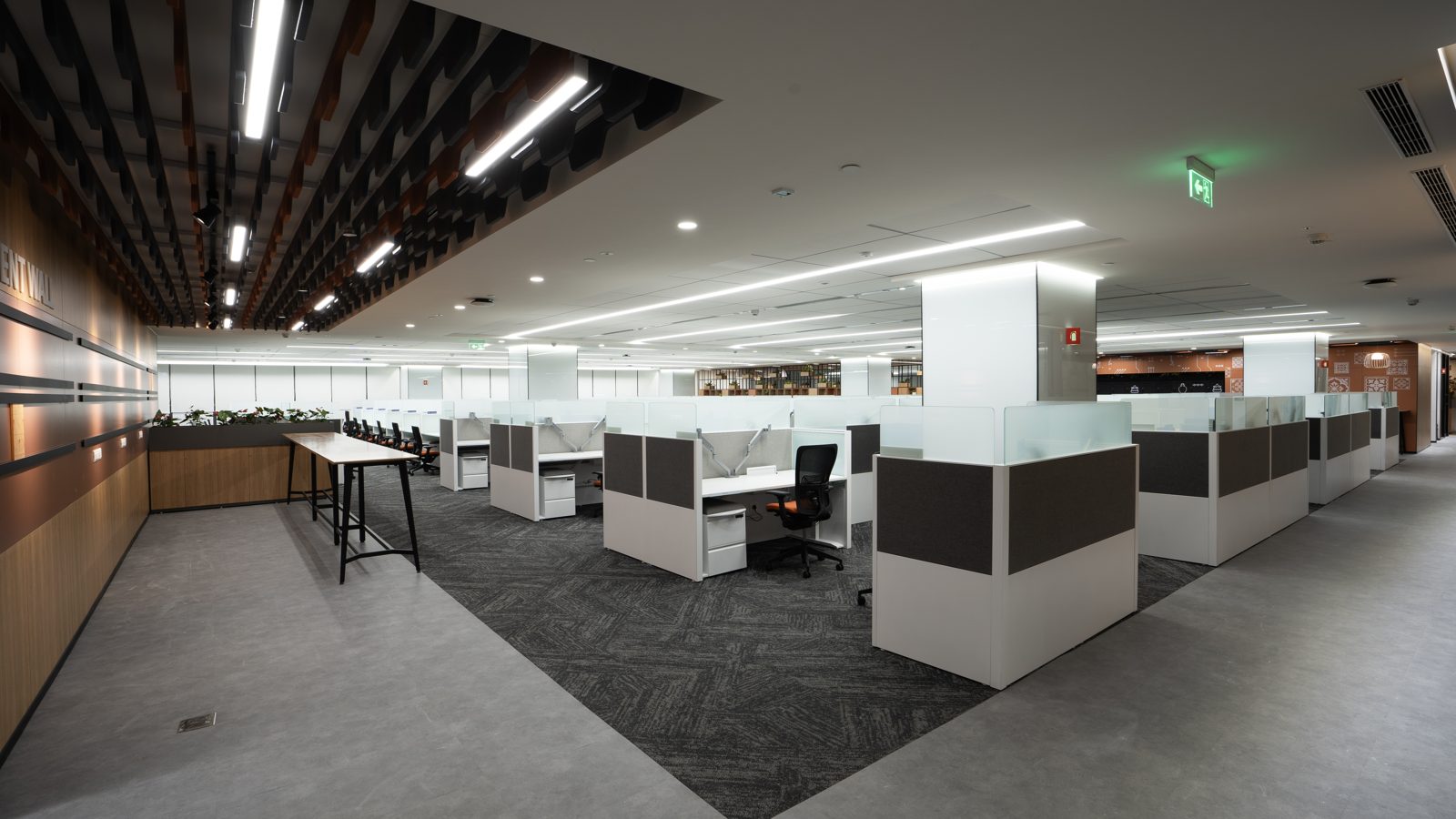 AMD โ engineered ceiling installation by Unicorn