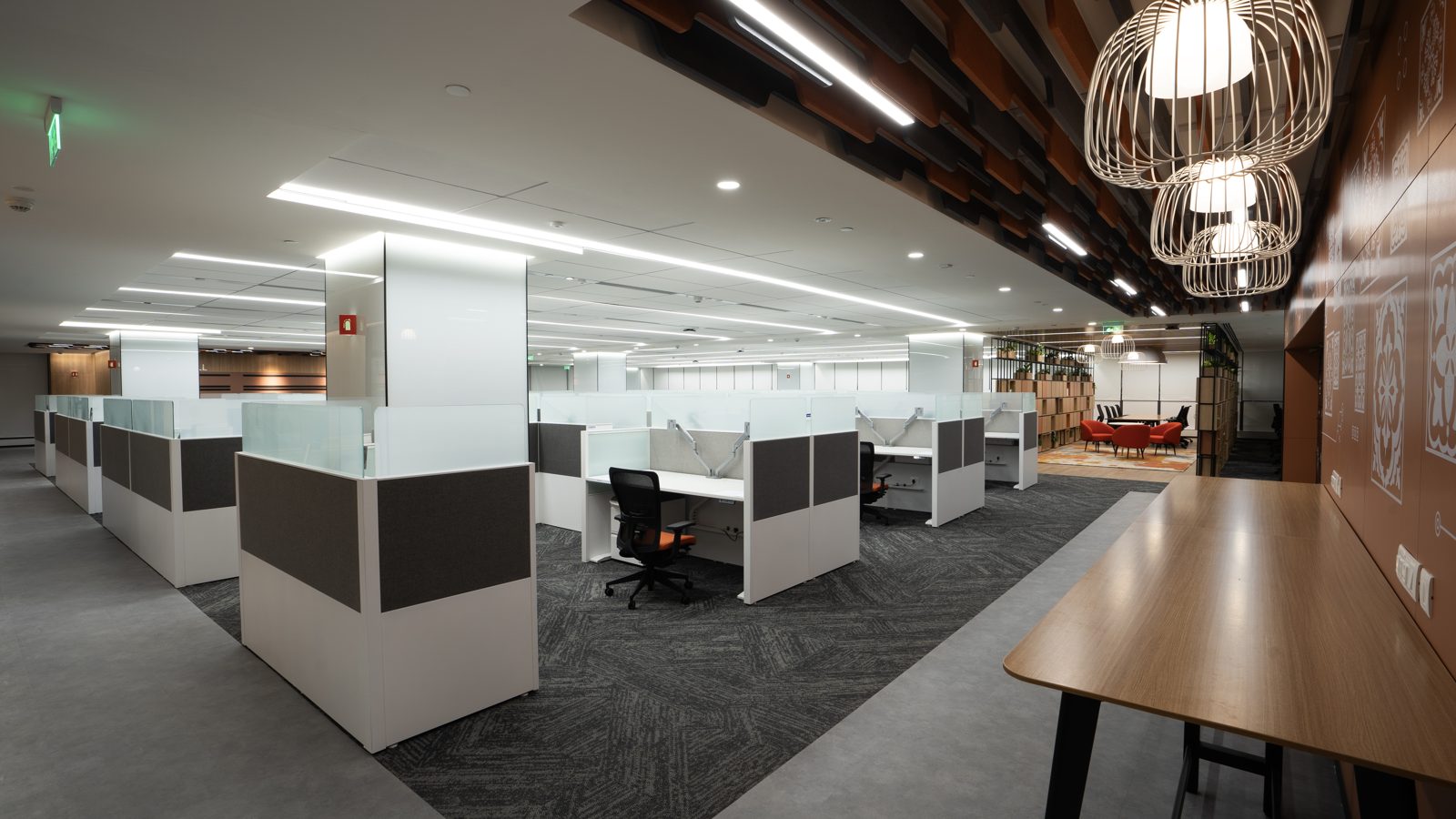 AMD โ engineered ceiling installation by Unicorn