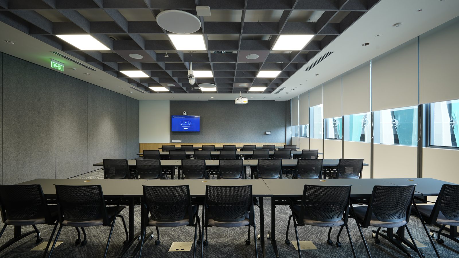 AMD โ engineered ceiling installation by Unicorn