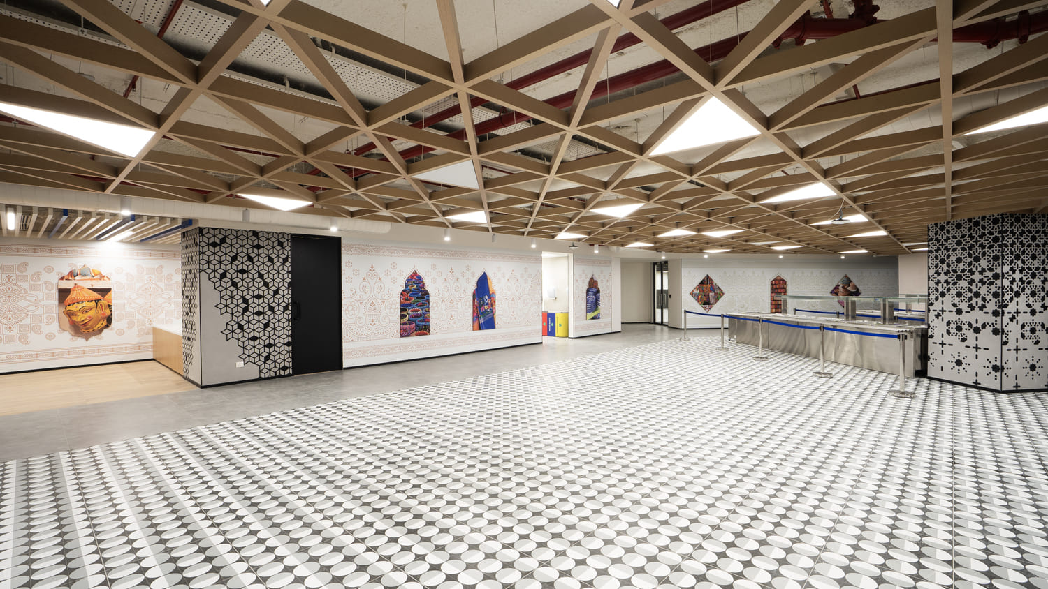 AMD offices — engineered ceiling installation by Unicorn