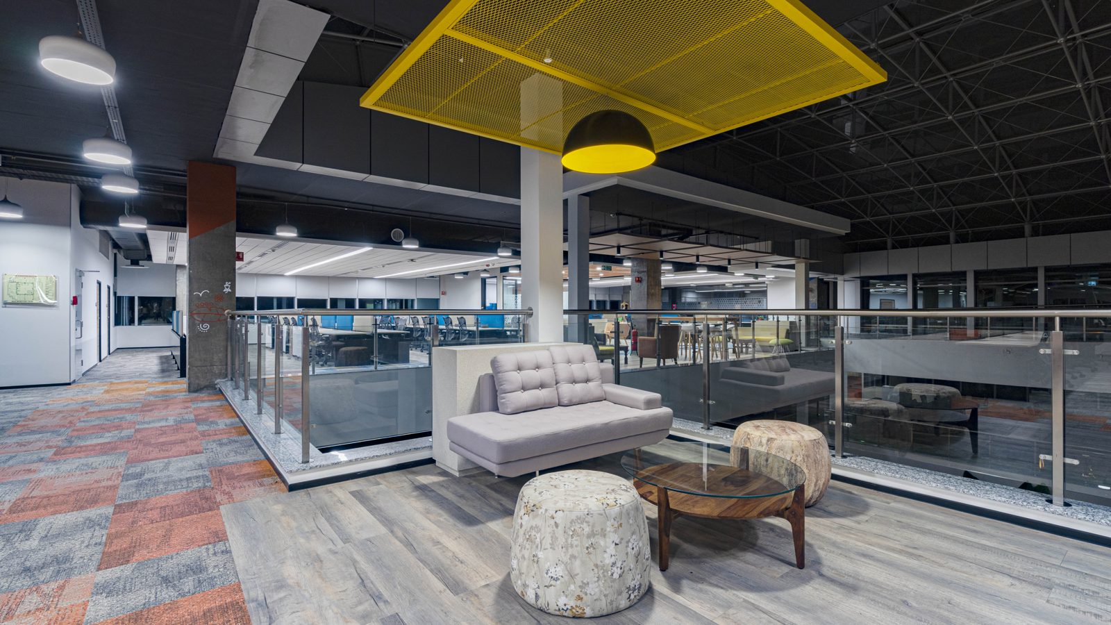 SAP โ engineered ceiling installation by Unicorn