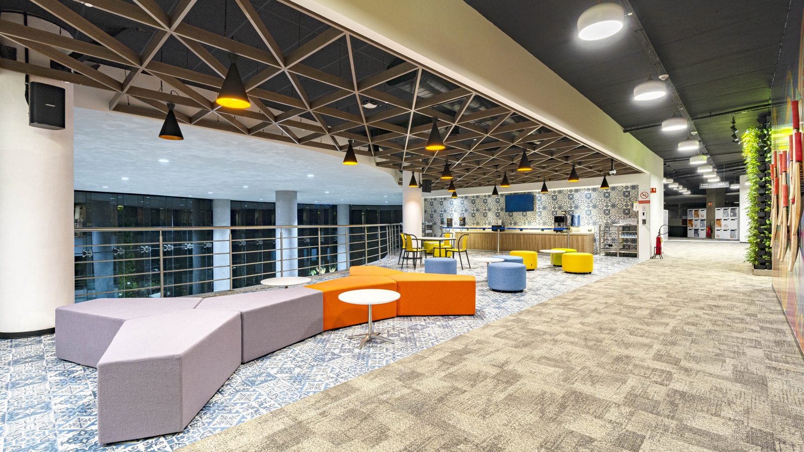 SAP โ engineered ceiling installation by Unicorn