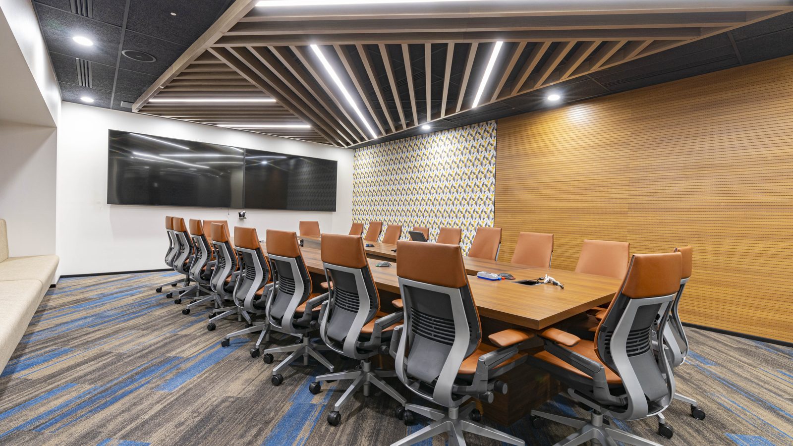 SAP โ engineered ceiling installation by Unicorn
