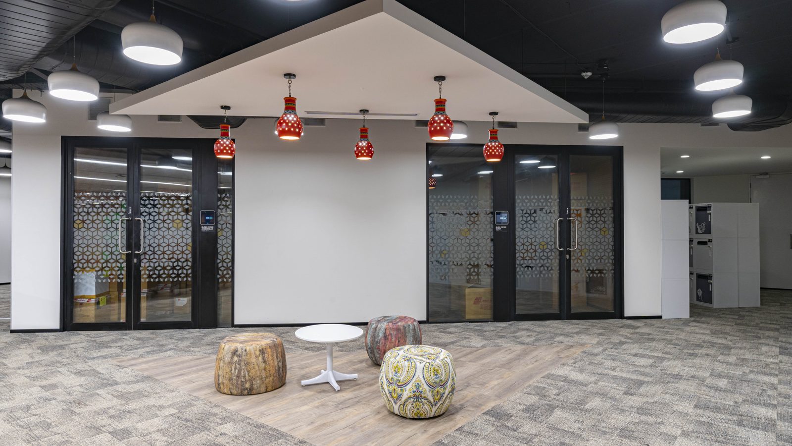SAP โ engineered ceiling installation by Unicorn
