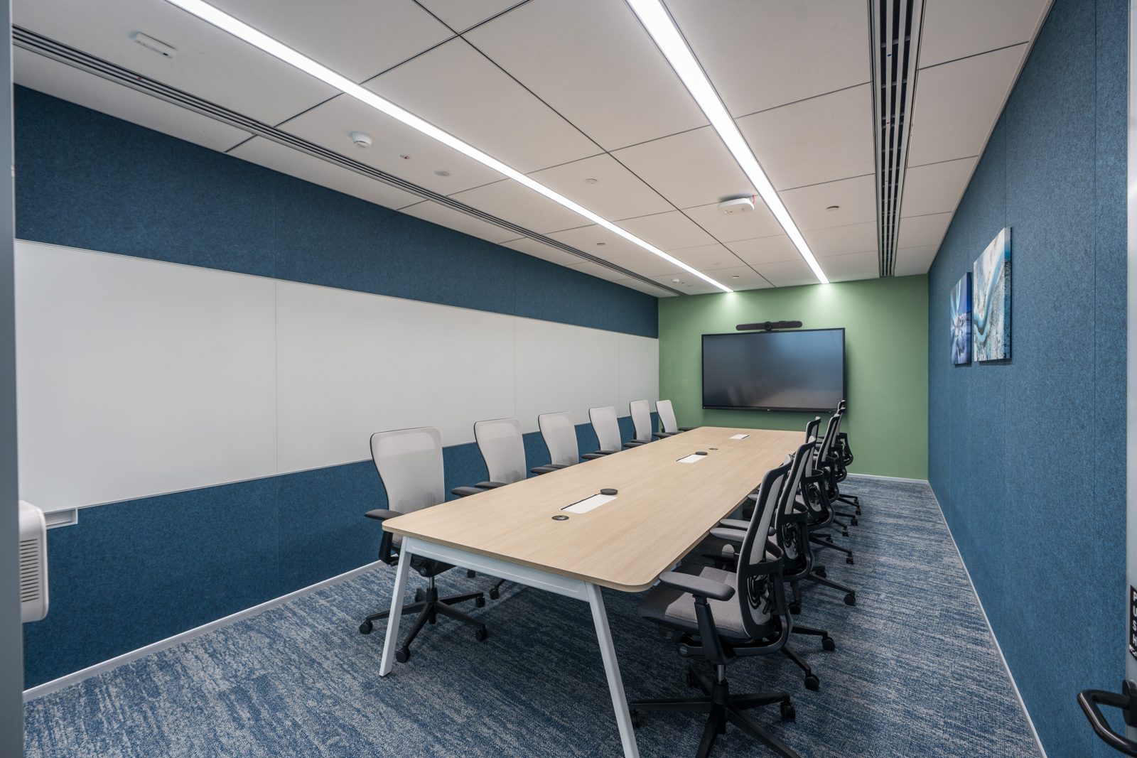 SAP โ engineered ceiling installation by Unicorn
