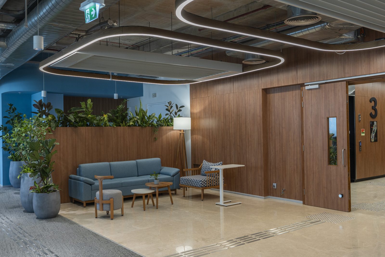 SAP โ engineered ceiling installation by Unicorn