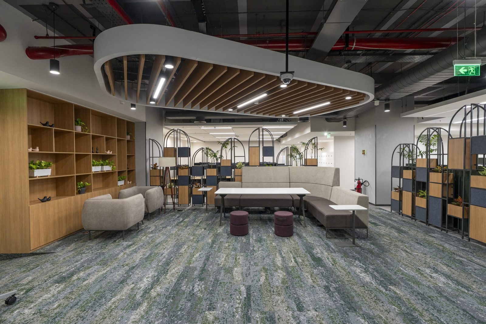 TCS โ engineered ceiling installation by Unicorn