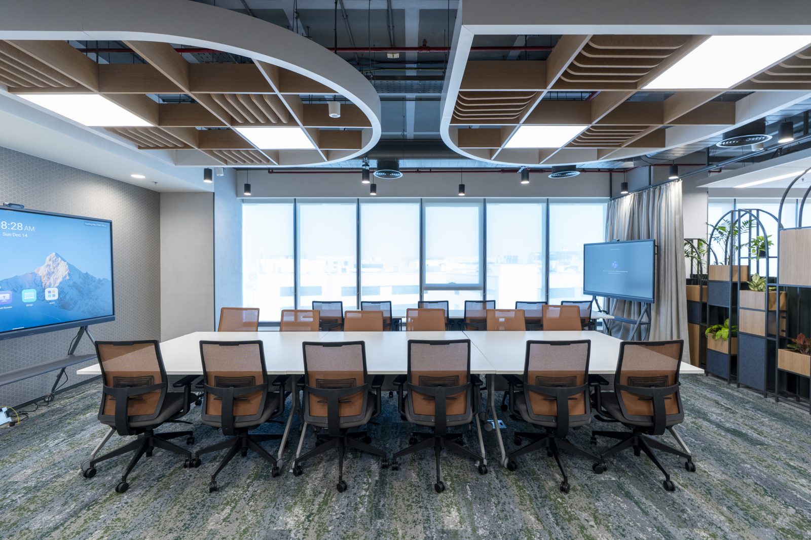 TCS โ engineered ceiling installation by Unicorn