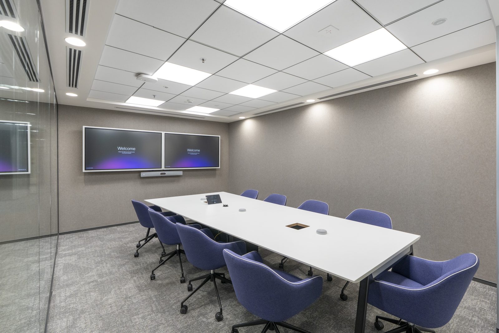 TCS โ engineered ceiling installation by Unicorn