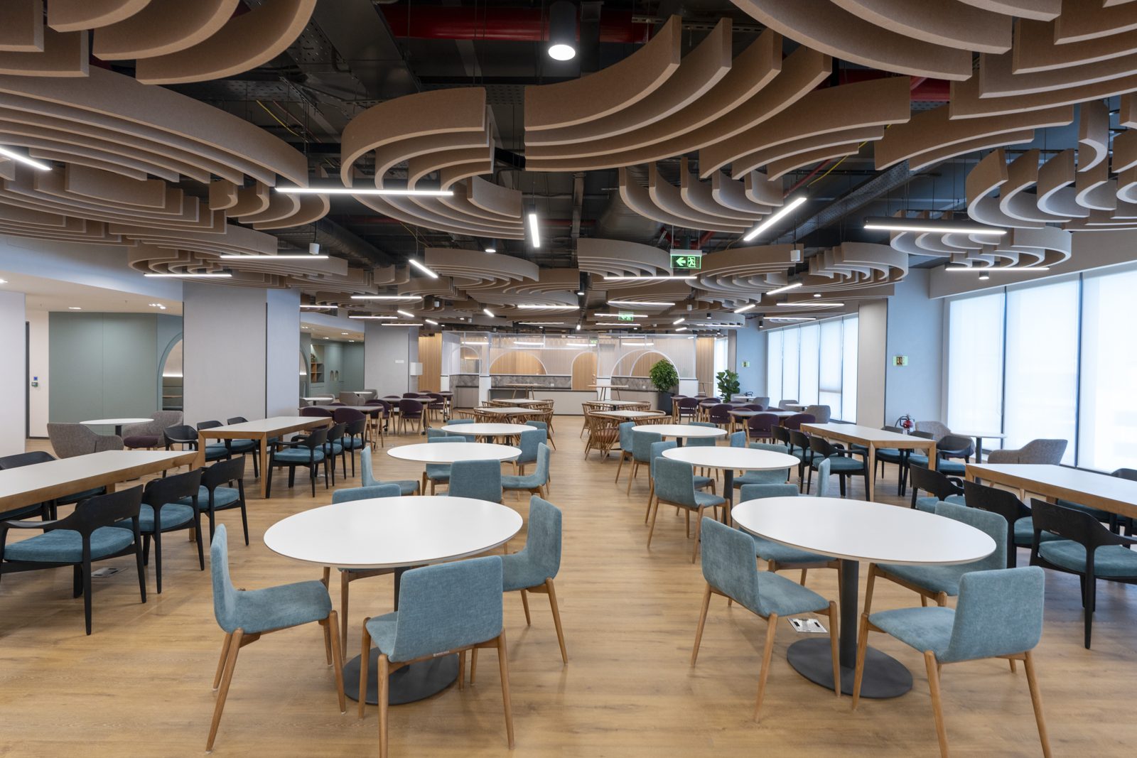 TCS โ engineered ceiling installation by Unicorn