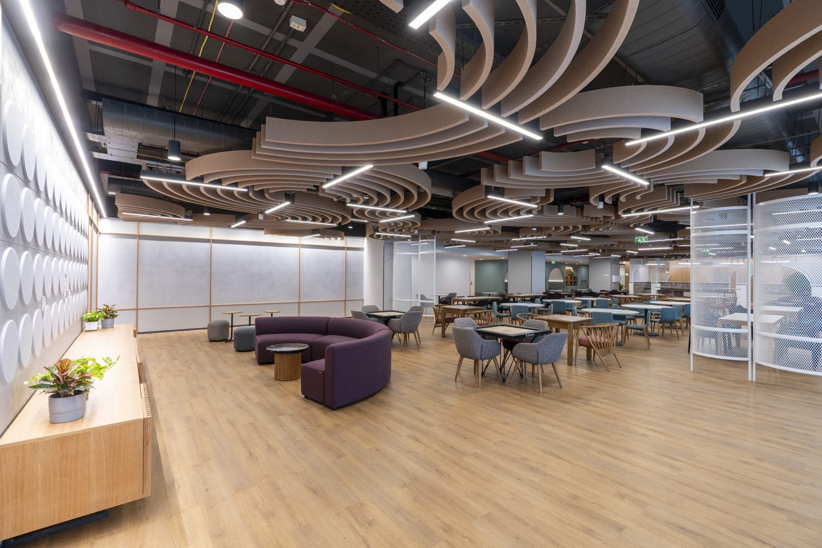 TCS โ engineered ceiling installation by Unicorn