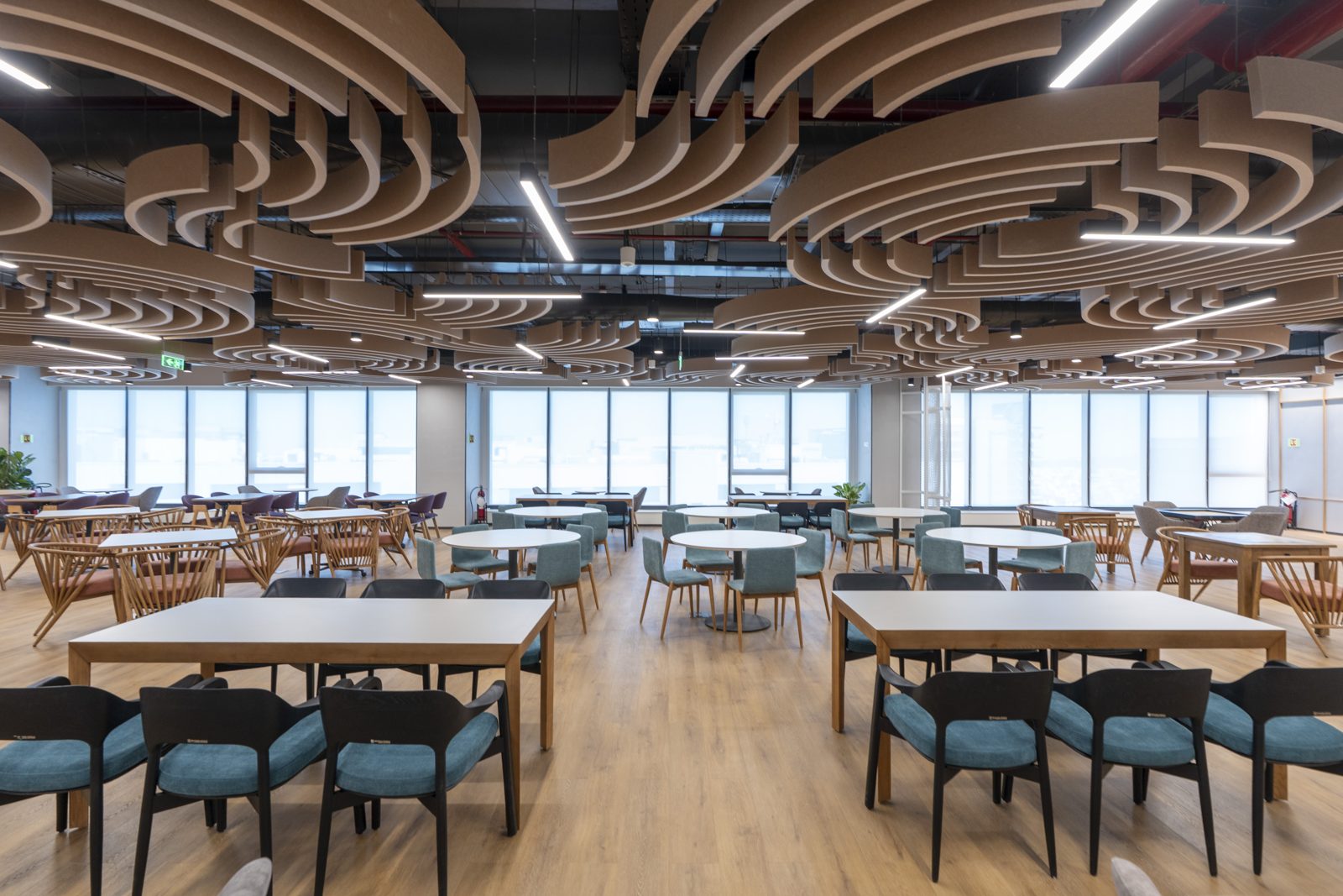 TCS โ engineered ceiling installation by Unicorn