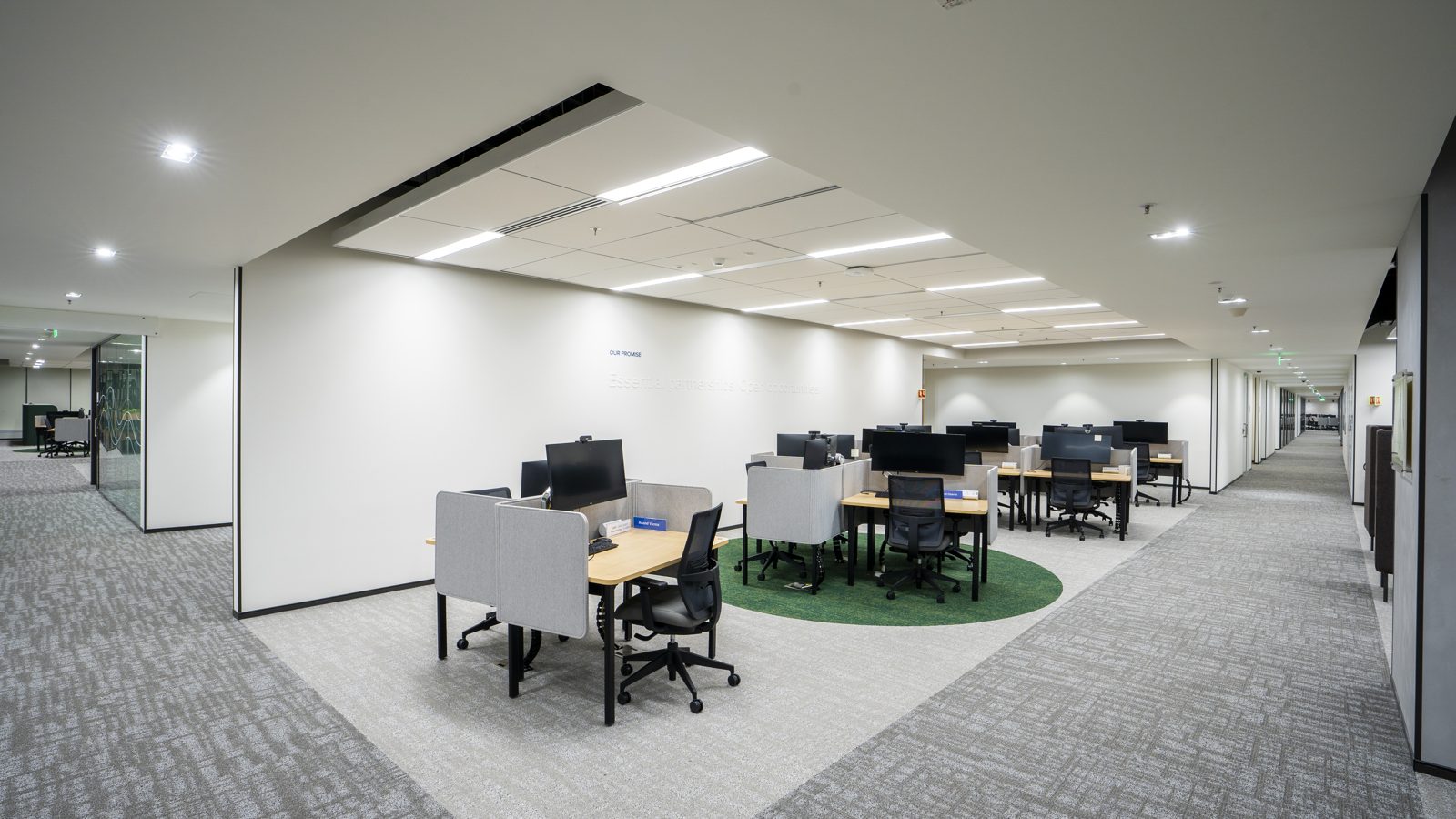 TCS โ engineered ceiling installation by Unicorn