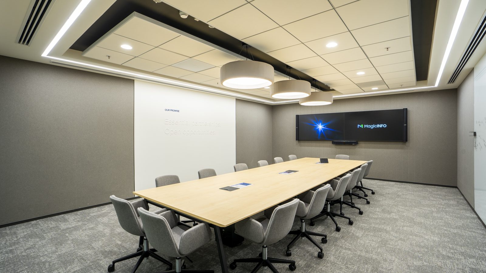 TCS โ engineered ceiling installation by Unicorn