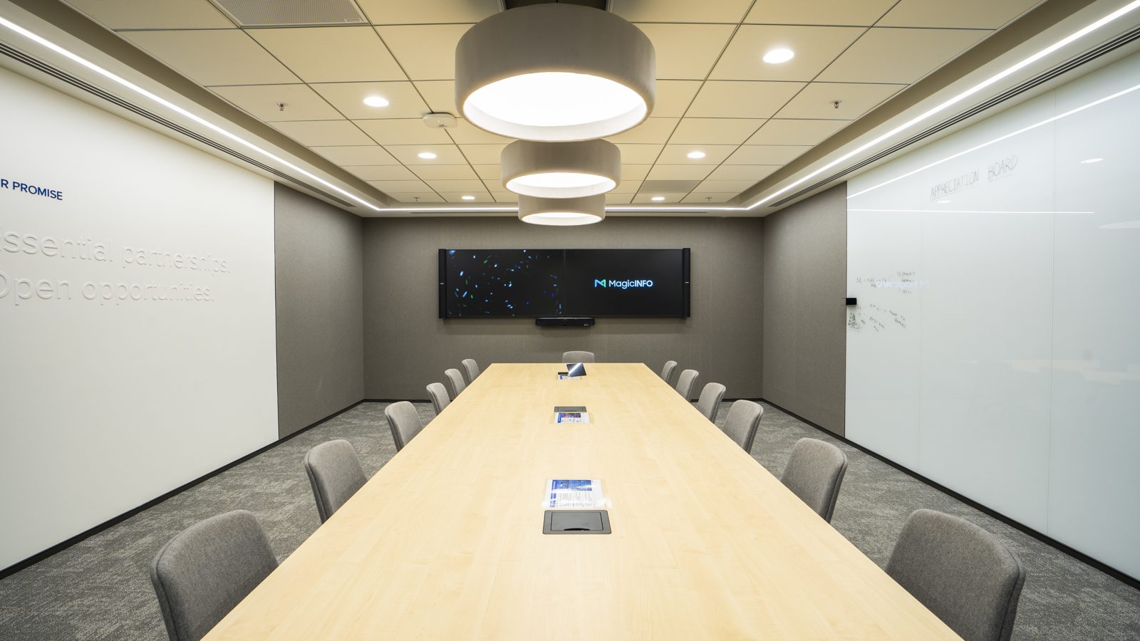 TCS โ engineered ceiling installation by Unicorn