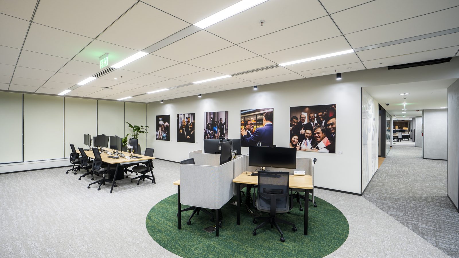 TCS โ engineered ceiling installation by Unicorn