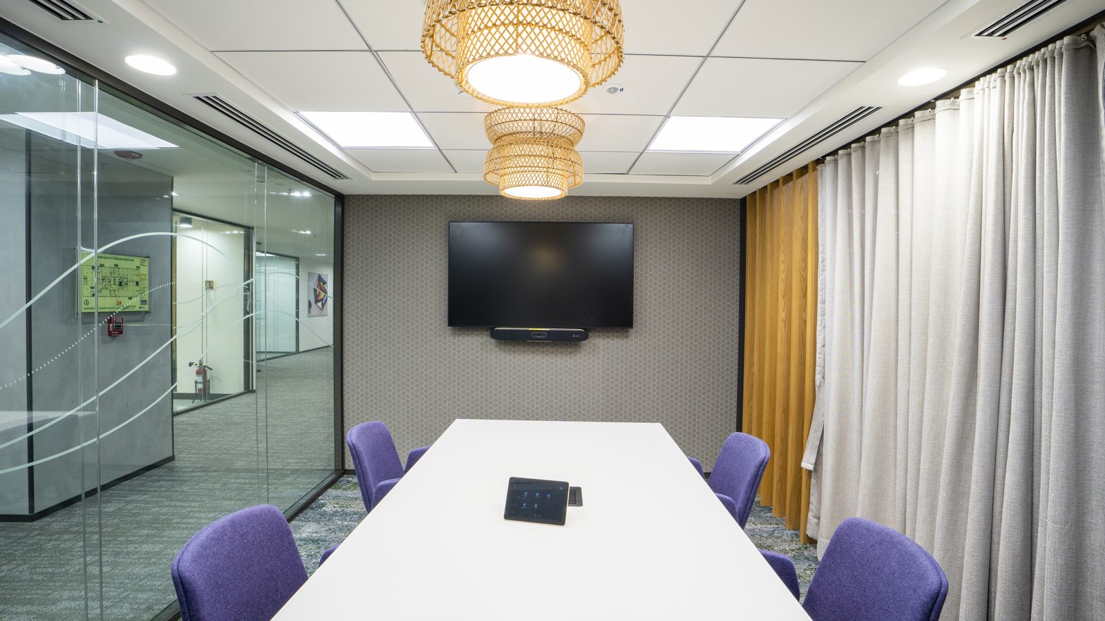 TCS โ engineered ceiling installation by Unicorn